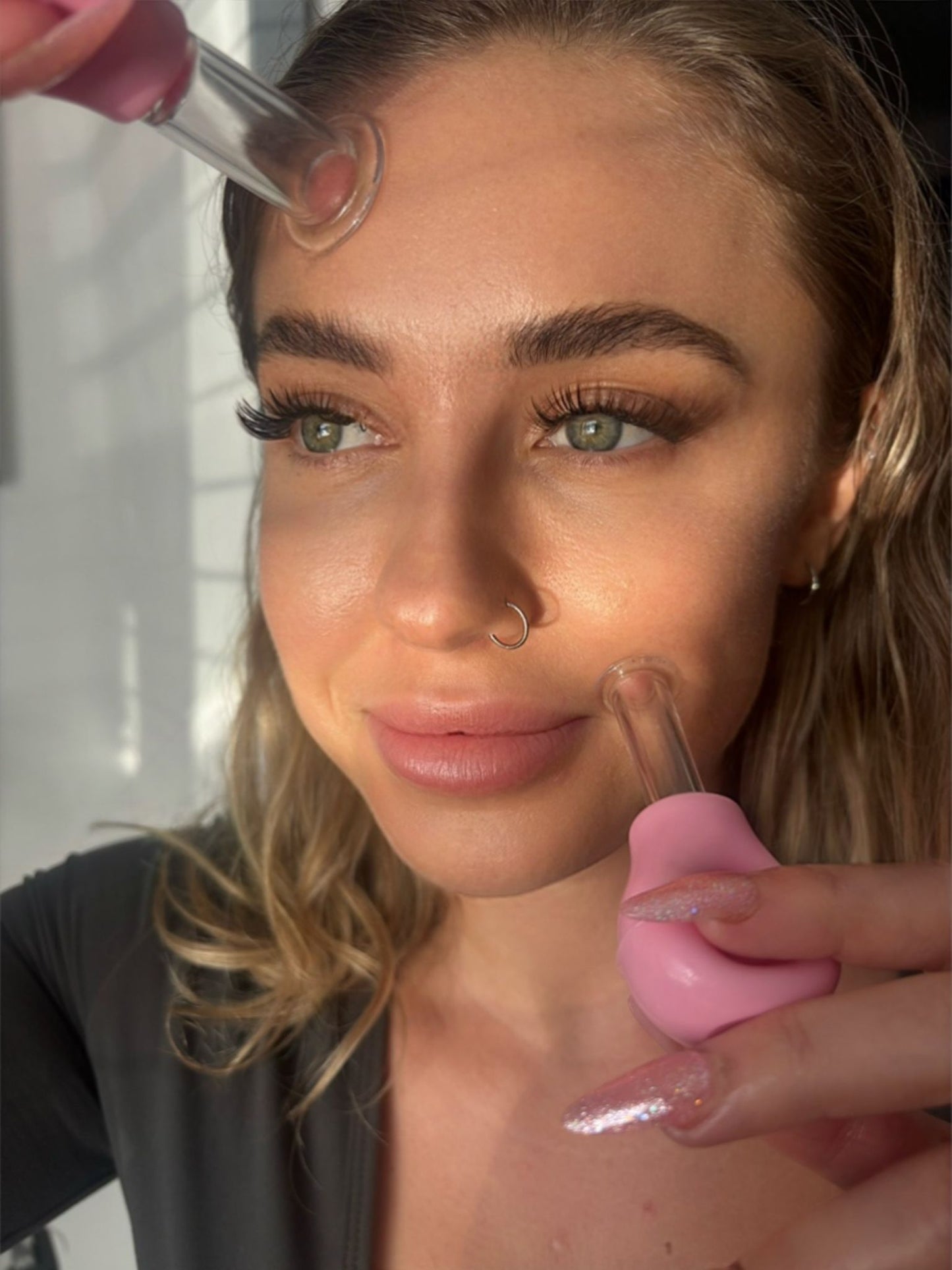 Glass Facial Cups