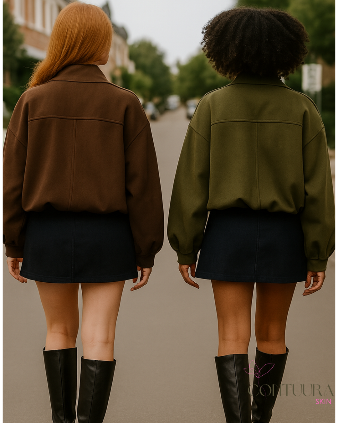 Suede Bomber Jacket