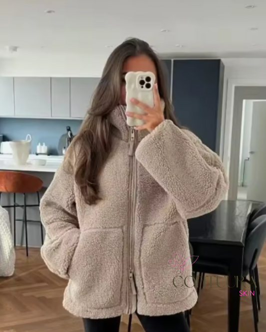 Teddy Fleece Zip Jacket