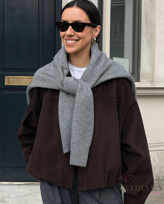 Suede Bomber Jacket