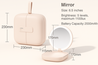 LED Cosmetic Travel Case